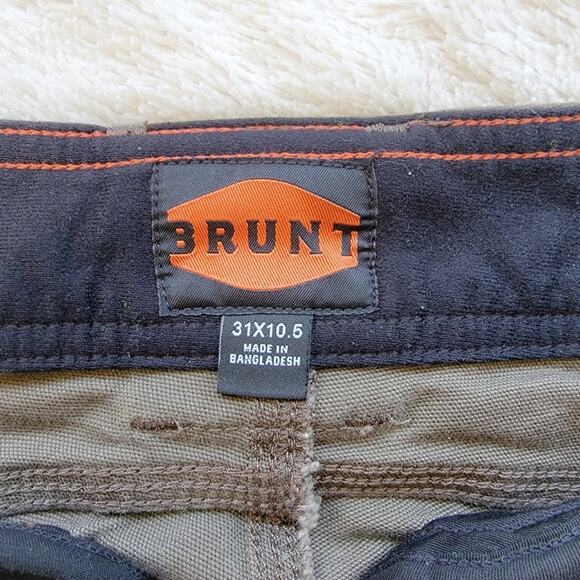 Men's Brown Cargo Shorts - Picture 5 of 6